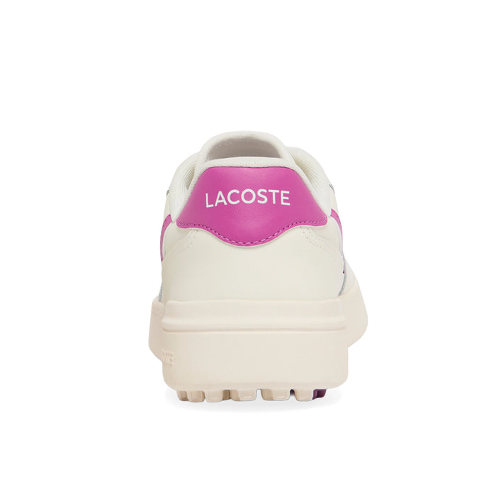 Lacoste Ladies 2026 T-Clip Golf Shoes - Off White/Purple
