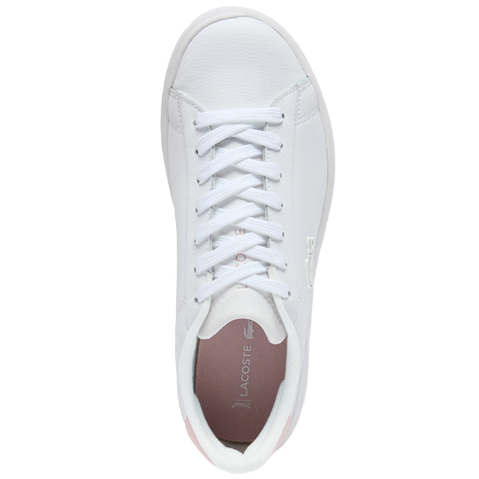 Lacoste Ladies 2026 Carnaby Golf Shoes - White/Light Pink