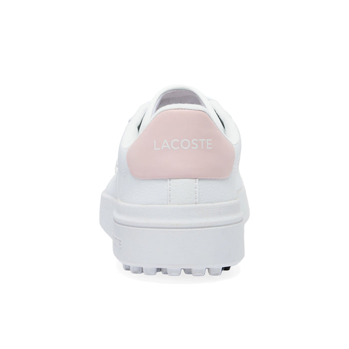 Lacoste Ladies 2026 Carnaby Golf Shoes - White/Light Pink