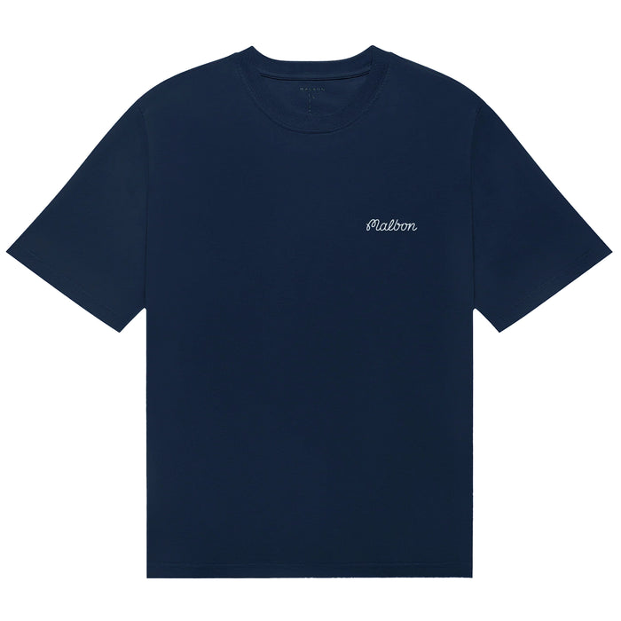 Malbon 2026 Bermuda Baldwin T-Shirt - Navy