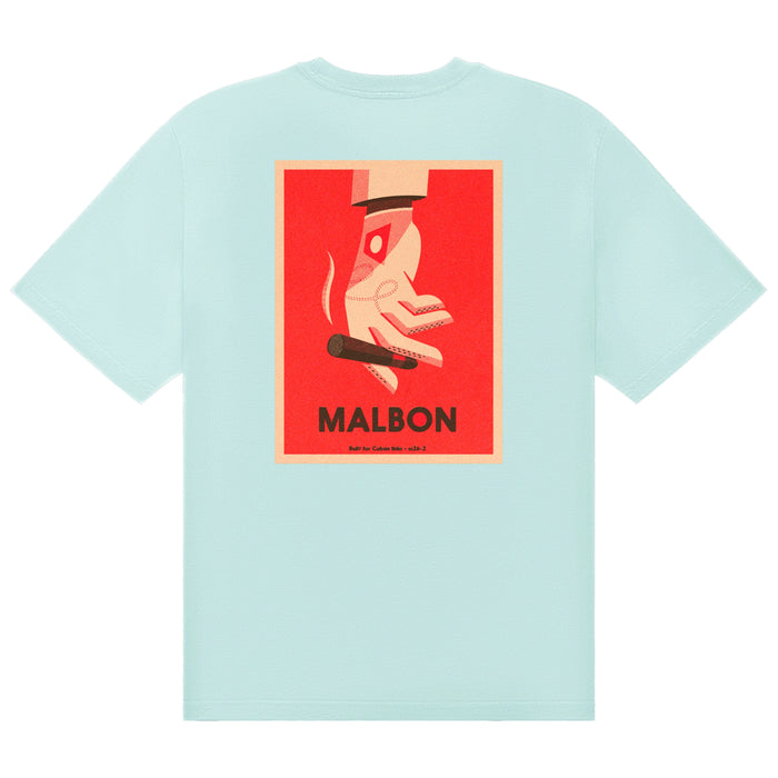 Malbon 2026 Bermuda Cigar Tee - Surf Spray