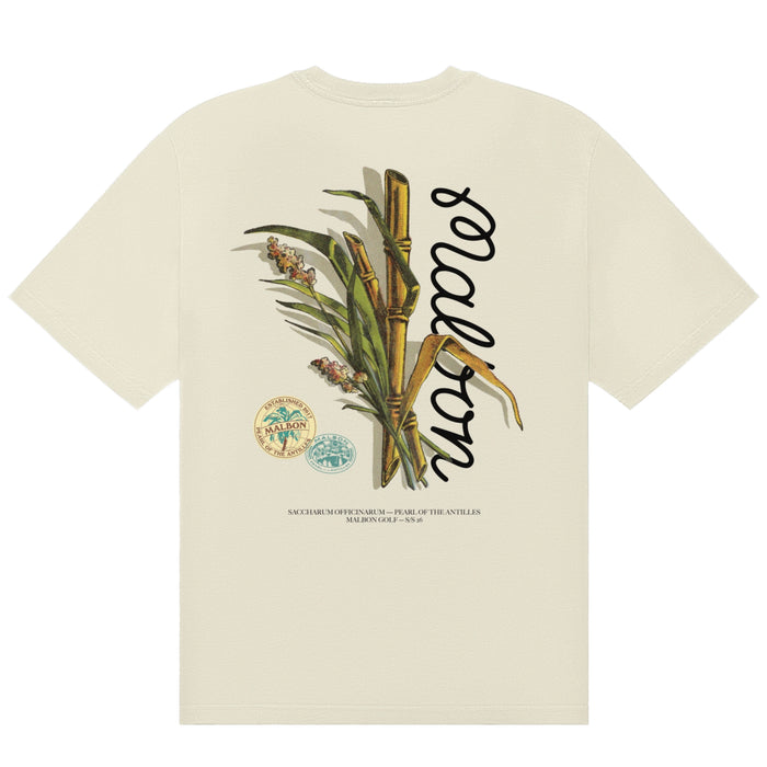 Malbon 2026 Bermuda Origin T-Shirt - Cream