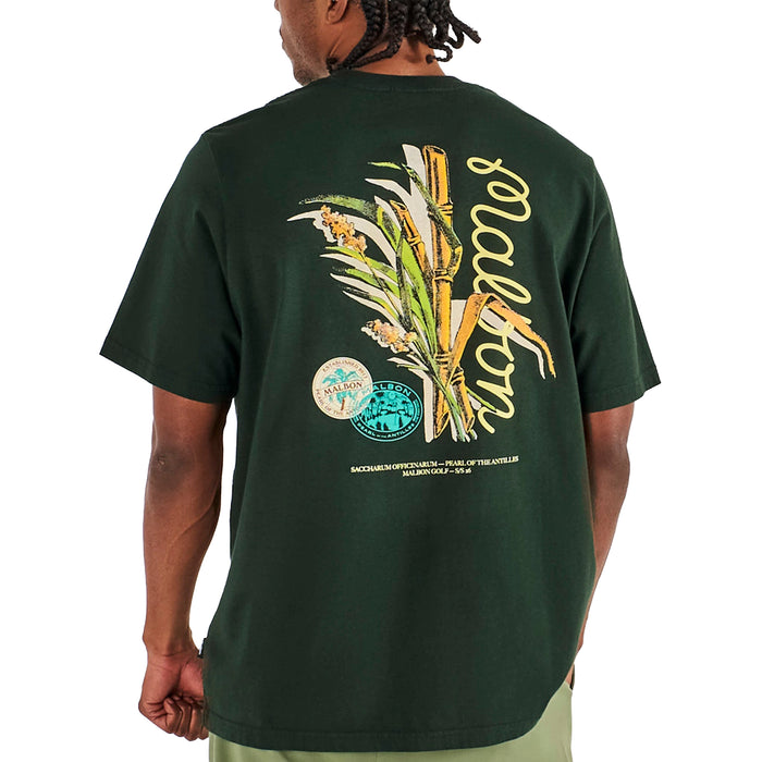 Malbon 2026 Bermuda Origin T-Shirt - Dark Olive