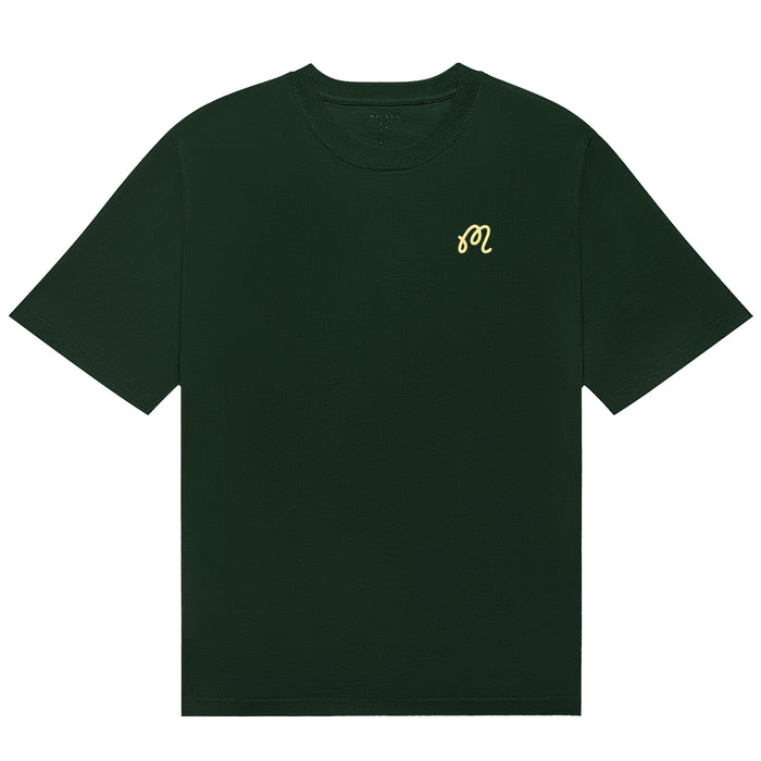 Malbon 2026 Bermuda Origin T-Shirt - Dark Olive
