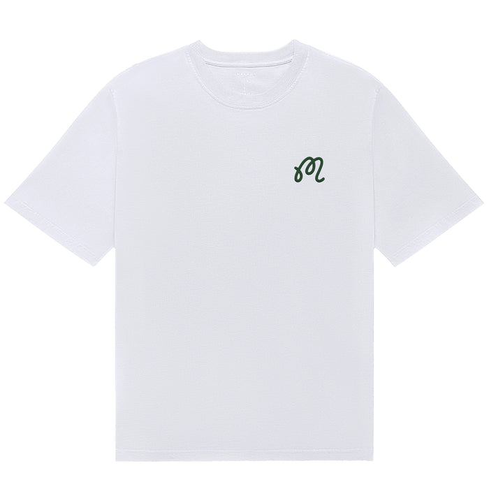 Malbon 2026 Bermuda Playa Tee - Bright White