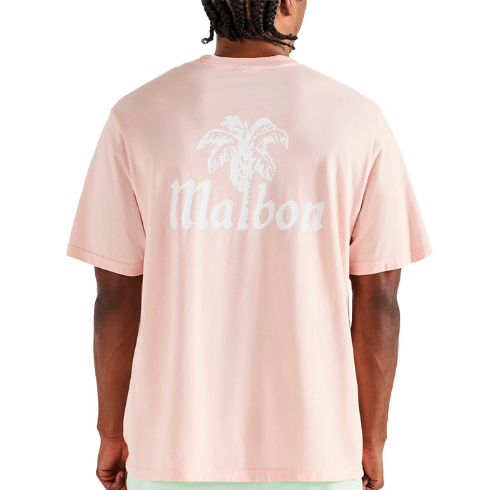Malbon 2026 Bermuda Playa Tee - Rosy Touch