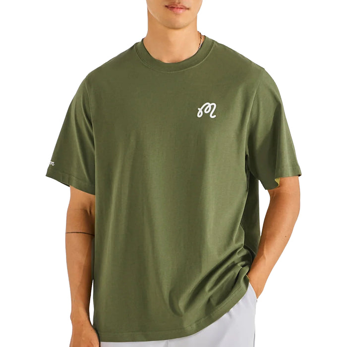 Malbon 2026 Bermuda T-Shirt - Military Green