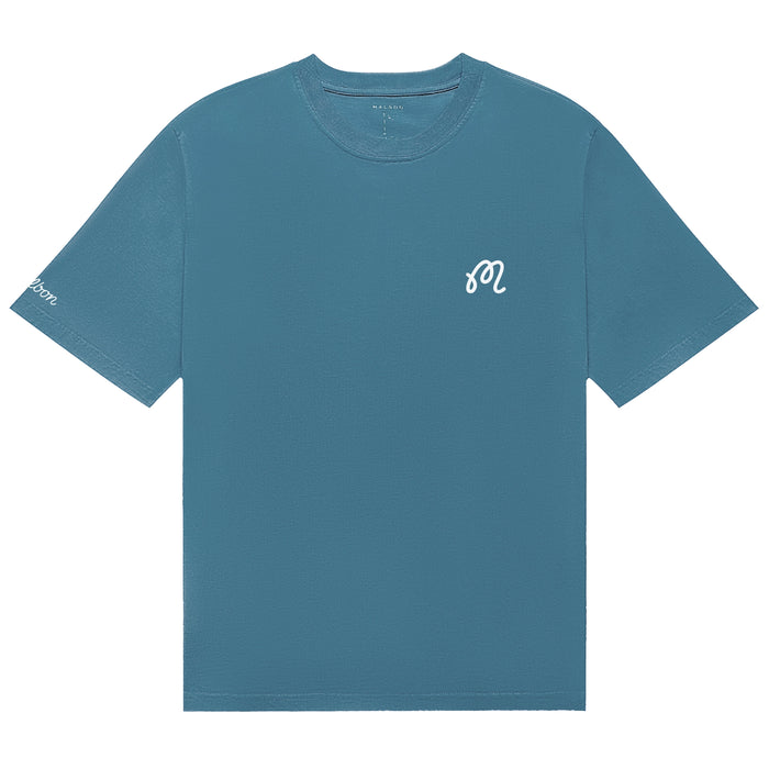 Malbon 2026 Bermuda Tee - Aegean Blue