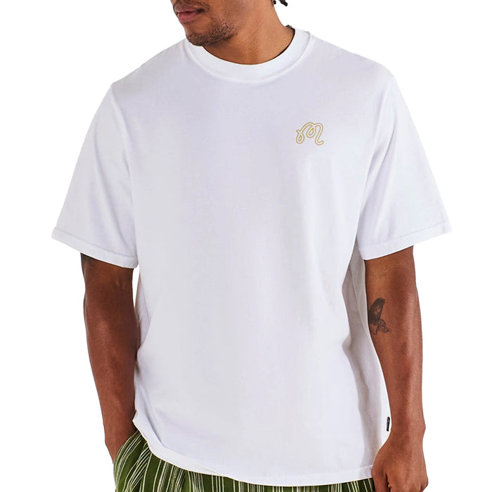 Malbon 2026 Bermuda Trinity Tee - White