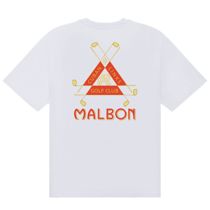 Malbon 2026 Bermuda Trinity Tee - White