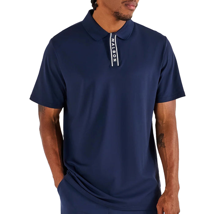 Malbon 2026 Block Placket Polo Shirt