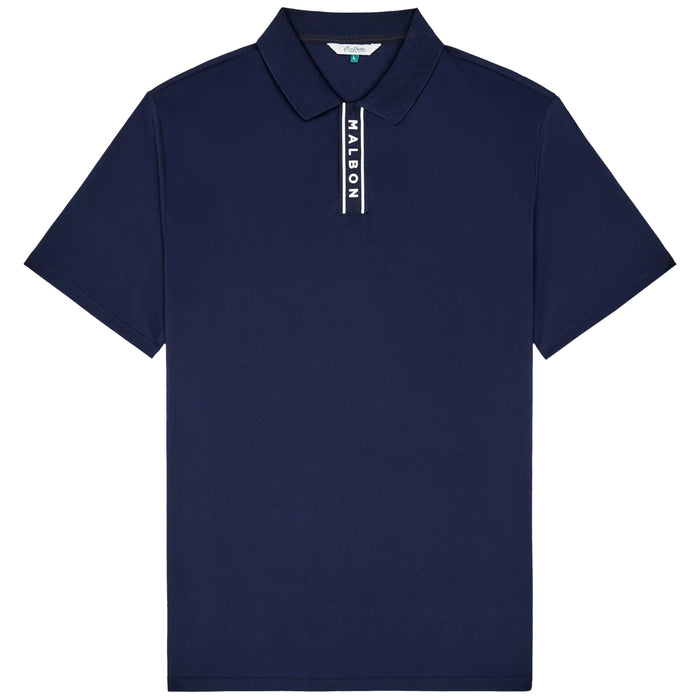 Malbon 2026 Block Placket Polo Shirt