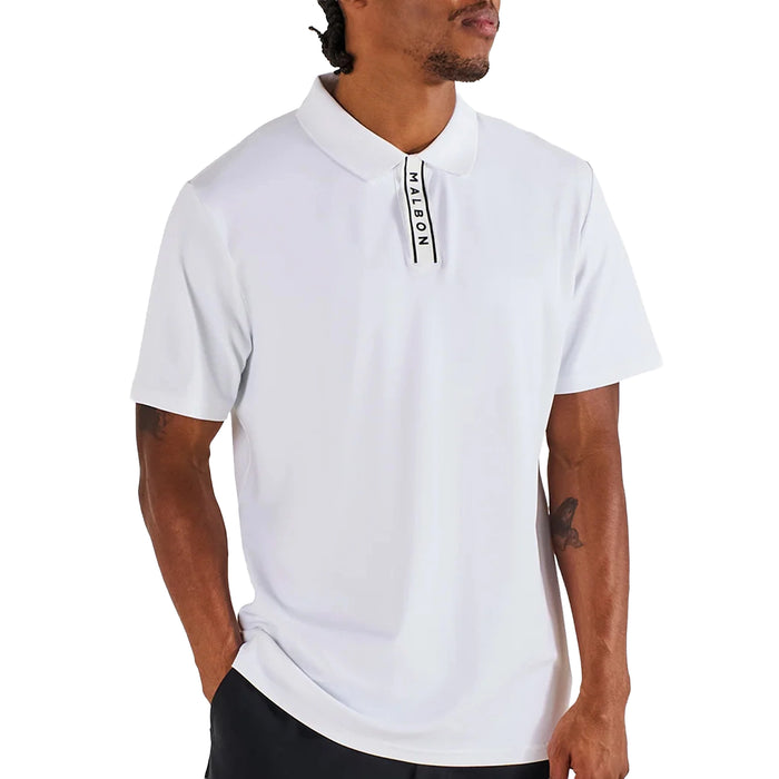 Malbon 2026 Block Placket Polo Shirt