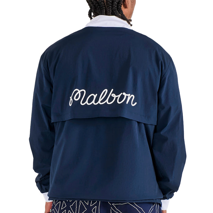 Malbon 2026 Cascade Quarter-Zip Windshirt - Midnight