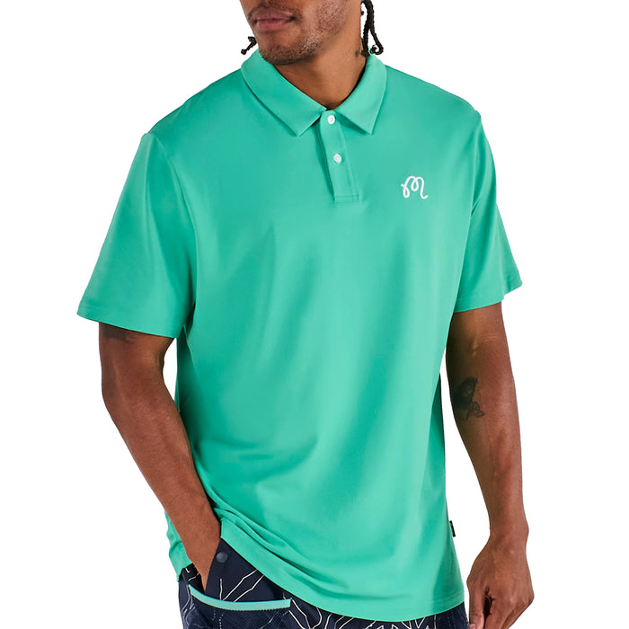 Malbon 2026 Fairway Polo Shirt - Marine Green