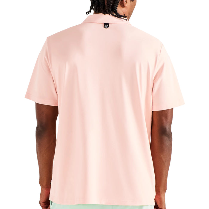 Malbon 2026 Fairway Polo Shirt - Rosy Touch