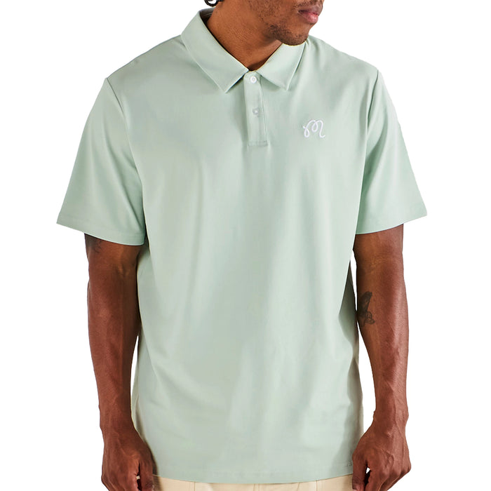 Malbon 2026 Fairway Polo Shirt - Surf Spray