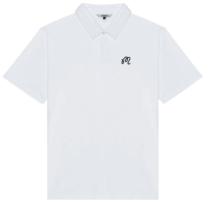 Malbon 2026 Fairway Polo Shirt - White