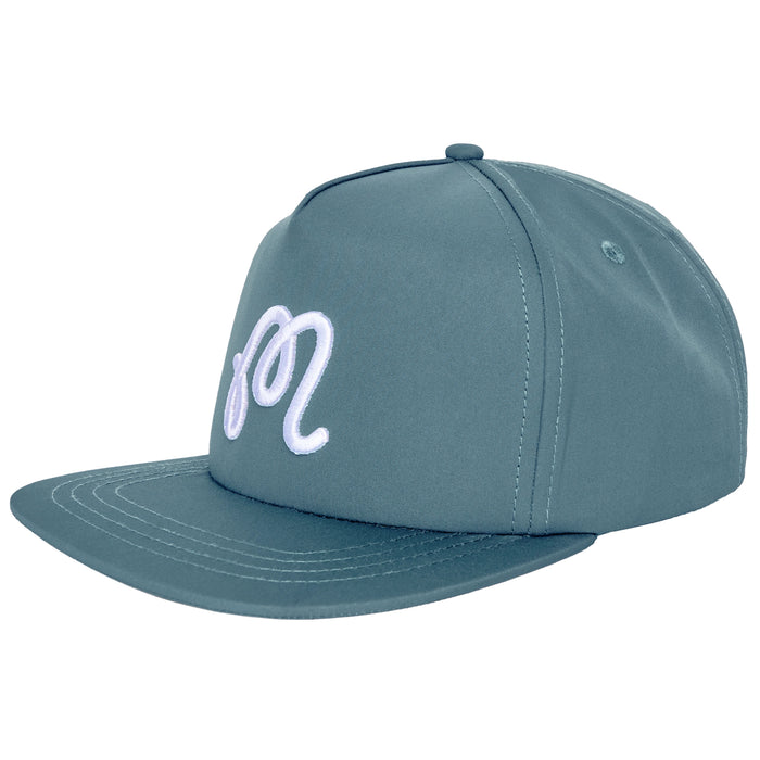 Malbon 2026 M Snapback Cap - Aegean Blue