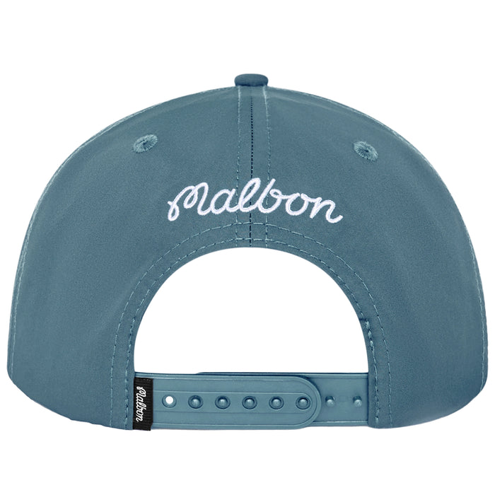 Malbon 2026 M Snapback Cap - Aegean Blue