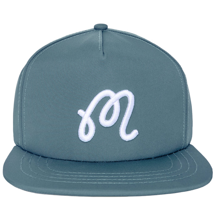Malbon 2026 M Snapback Cap - Aegean Blue