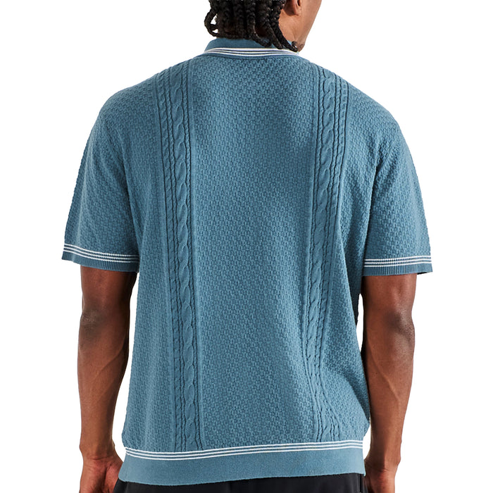 Malbon 2026 Navarro Polo Shirt - Aegean Blue