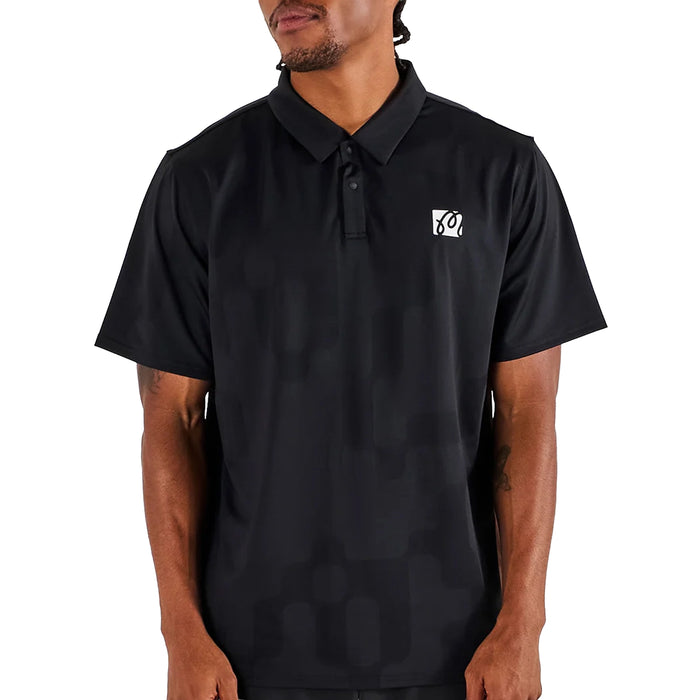 Malbon 2026 Performance Mesh Paneled Polo Shirt