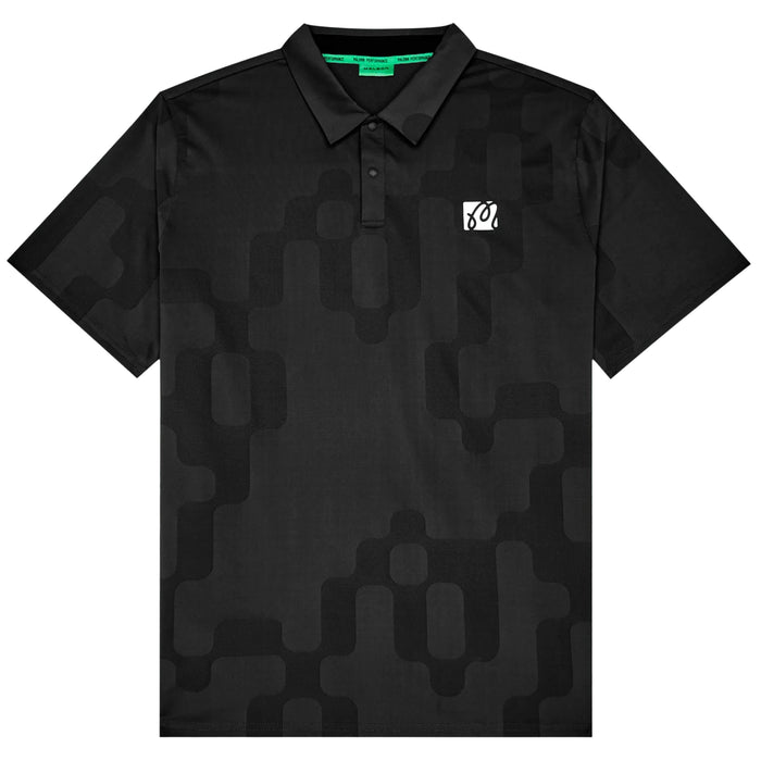 Malbon 2026 Performance Mesh Paneled Polo Shirt
