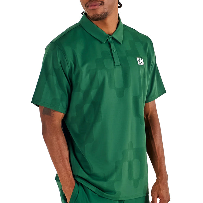 Malbon 2026 Performance Mesh Paneled Polo Shirt