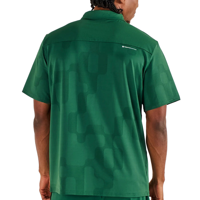 Malbon 2026 Performance Mesh Paneled Polo Shirt
