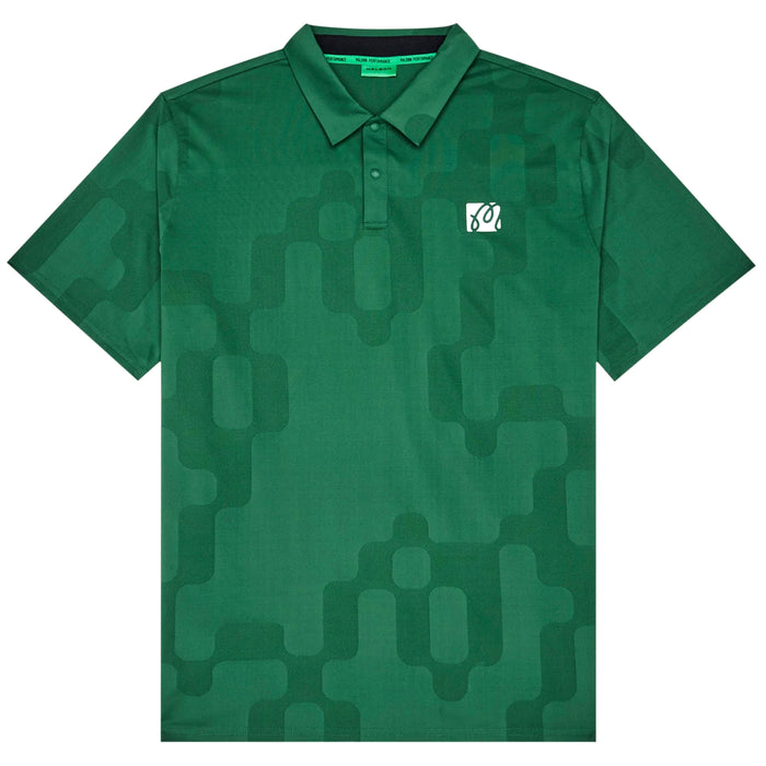 Malbon 2026 Performance Mesh Paneled Polo Shirt
