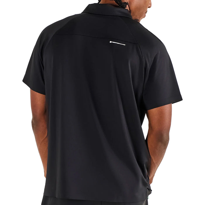 Malbon 2026 Performance Quarter-Zip Raglan Polo Shirt