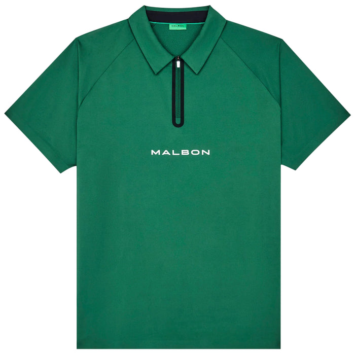 Malbon 2026 Performance Quarter-Zip Raglan Polo Shirt
