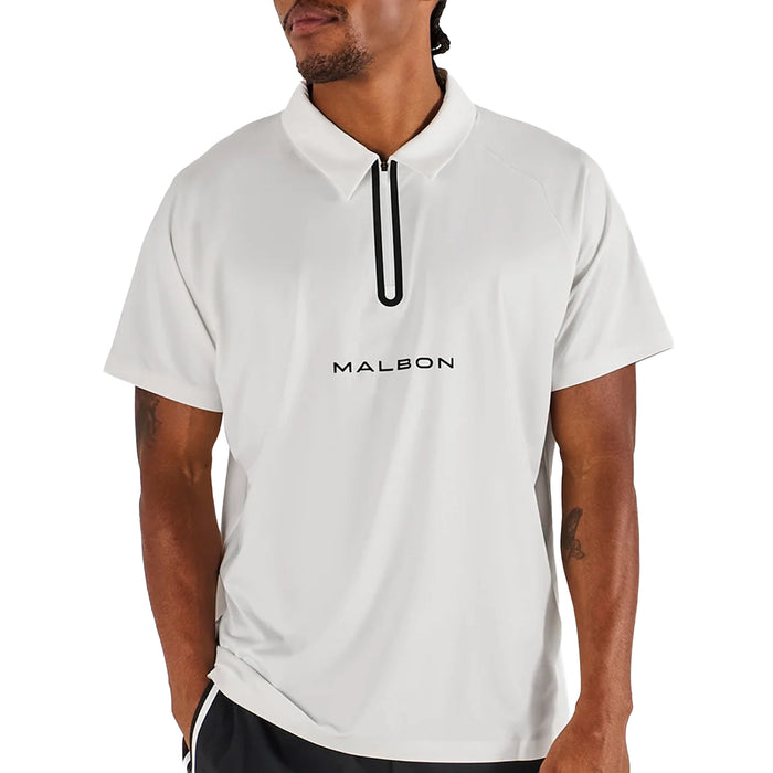 Malbon 2026 Performance Quarter-Zip Raglan Polo Shirt