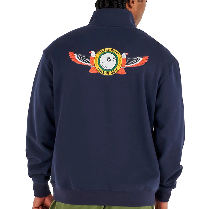 Malbon 2026 Torrey Pines Quarter-Zip Pullover