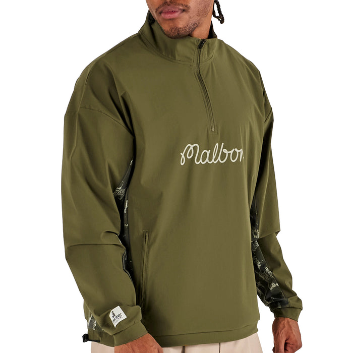 Malbon 2026 Tour Divot Camo Performance Shell Pullover