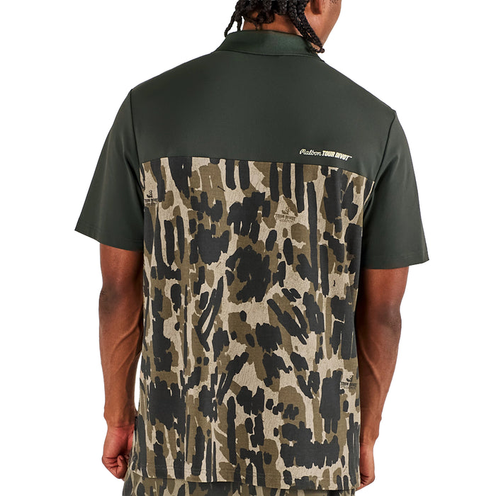 Malbon 2026 Tour Divot Camo Polo Shirt