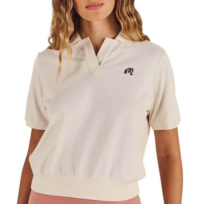 Malbon Ladies 2026 Kin Polo Shirt - Ivory