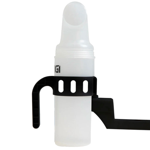 MGI Ai Plastic Sand Bottle in white with Black holder