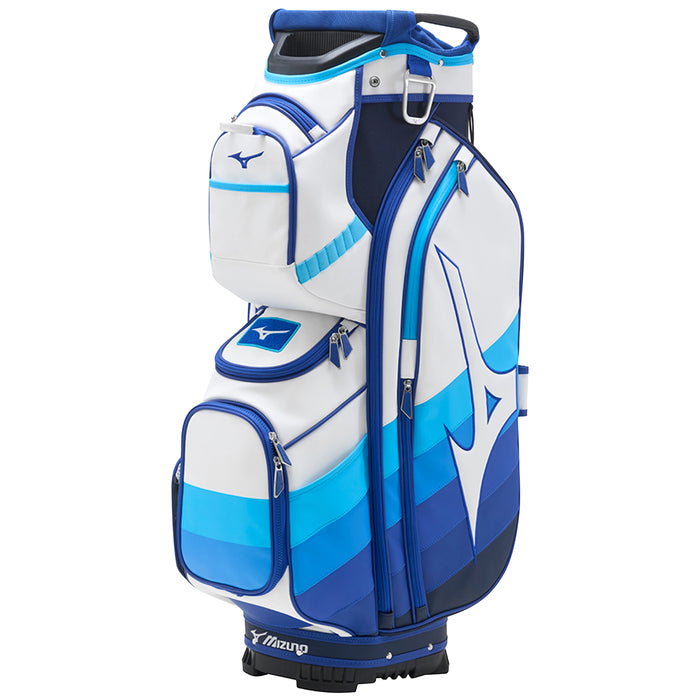 Mizuno 2025 Staff Cart Bag - White/Blue