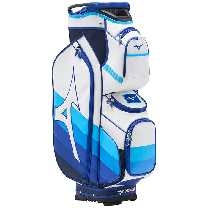 Mizuno 2025 Staff Cart Bag - White/Blue