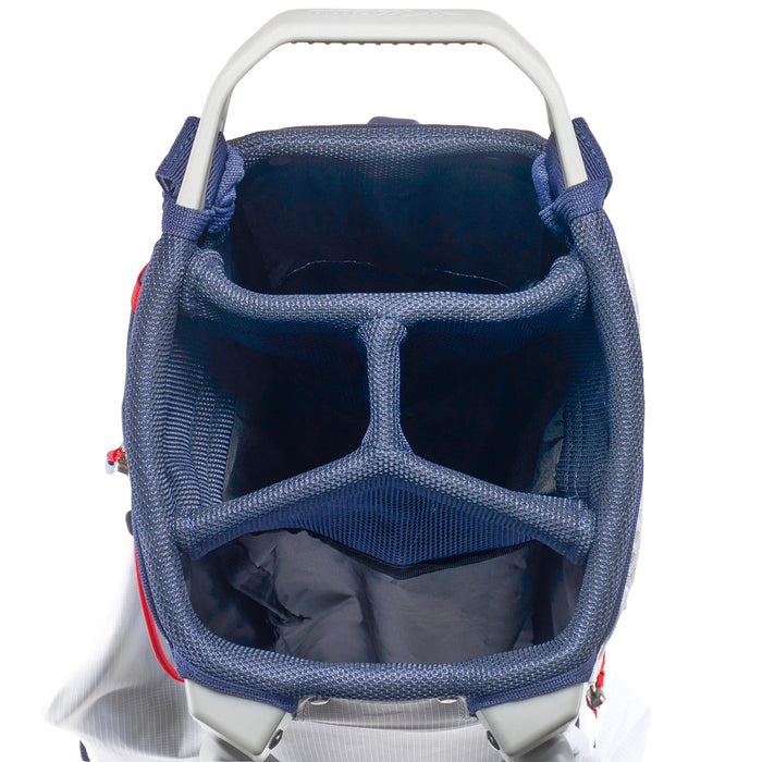 Mizuno 2026 BR-D1 Stand Bag - White/Navy/Red