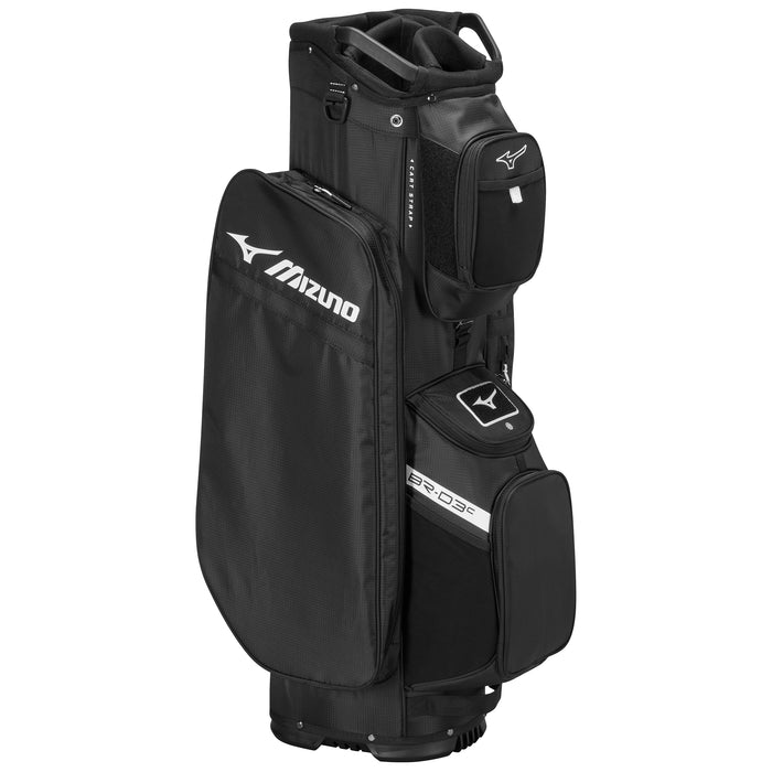 Mizuno 2026 BR-D3 Cart Bag - Black/White