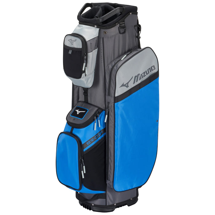 Mizuno 2026 BR-D3 Cart Bag - Brilliant Blue/Grey