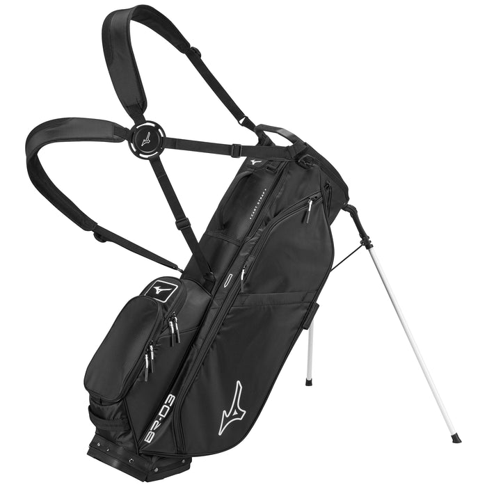Mizuno 2026 BR-D3 Stand Bag - Black/White