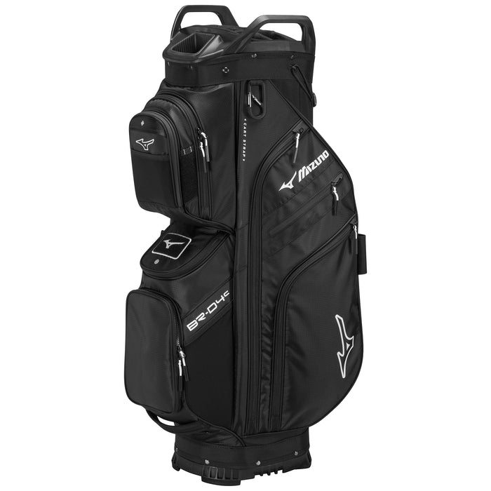 Mizuno 2026 BR-D4 Cart Bag - Black/White