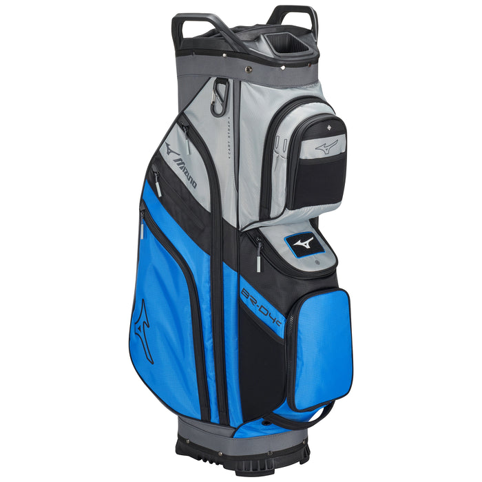Mizuno 2026 BR-D4 Cart Bag - Brilliant Blue/Grey