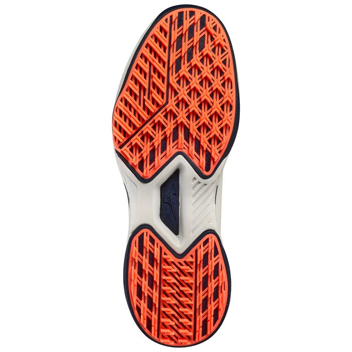Mizuno 2026 Neo Impact+ Enerzy Golf Shoes - White/Lava Orange/Dress Blue