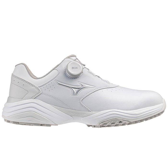 Mizuno 2026 Neo Impact Enerzy Wide Boa Golf Shoes - White/Harbor Mist/Silver