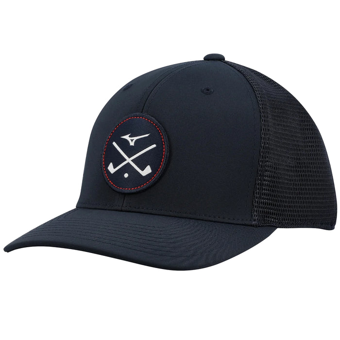 Mizuno 2025 Crossed Clubs Mesh Snapback Cap
